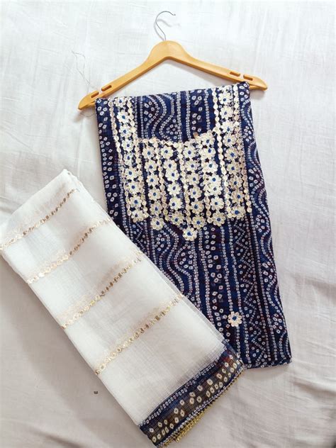 Kota Doriya Gotta Patti Work Unstitched Suit. – fab-persona