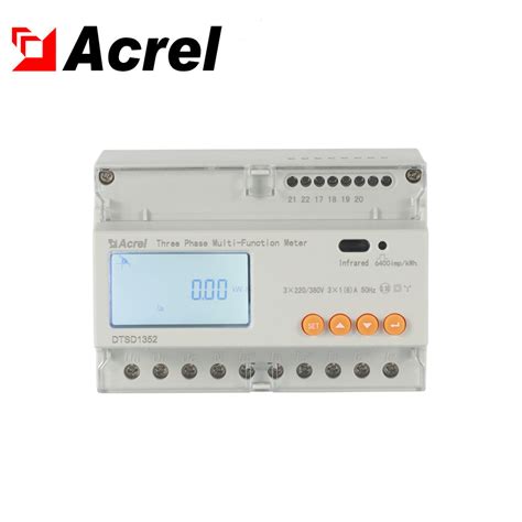 ADL DTSD1352-C Digital Kwh Din Rail Energy Meter Power 3 Phase With ...