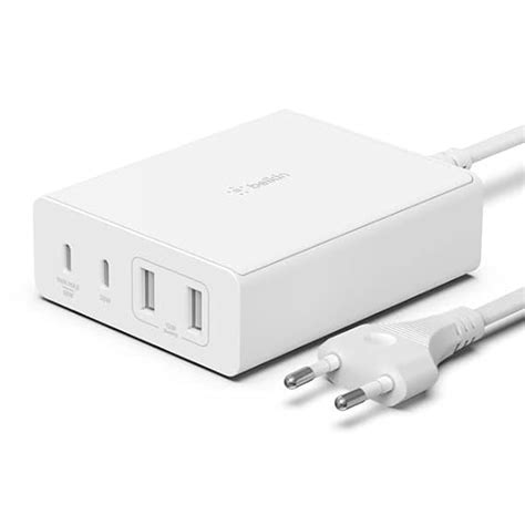 Belkin 4-Port 108W - GaN Charger | USB -C PD Fast Charge & USB-A Ports ...