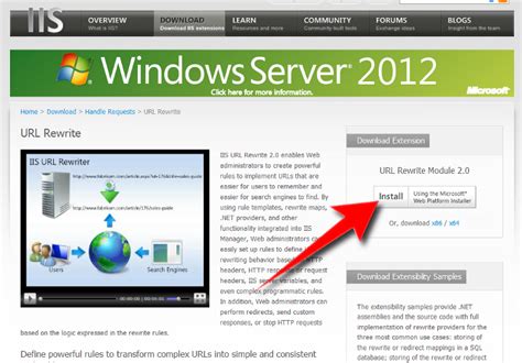 Image result for Install the IIS URL Rewrite Module
