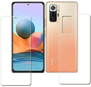 Casesily Front and Back Tempered Glass for Xiaomi Redmi Note 10 Pro Max ...