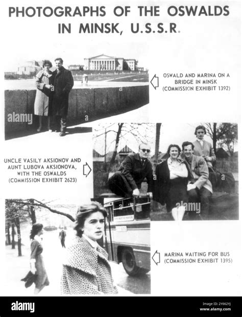 Photographs released by the Warren Commission show Lee Harvey Oswald ...