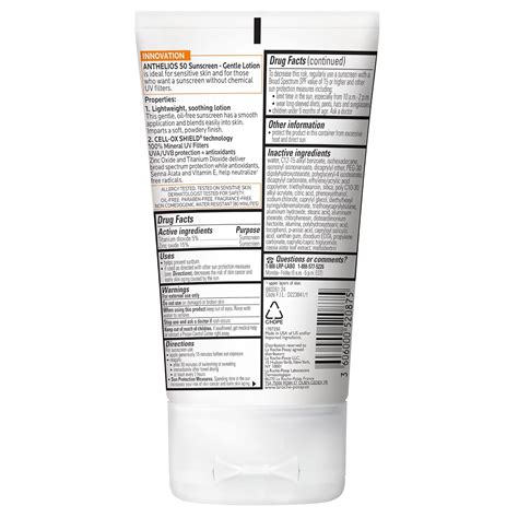 Buy La Roche-Posay Anthelios Mineral Sunscreen Gentle Lotion Broad ...
