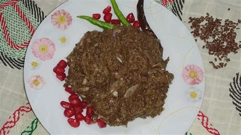 গরম ভাতে খেতে লাগবে লা জবাব, তিসি ভর্তা বানিয়ে দেখুন, বাঙাল রেসিপি ...