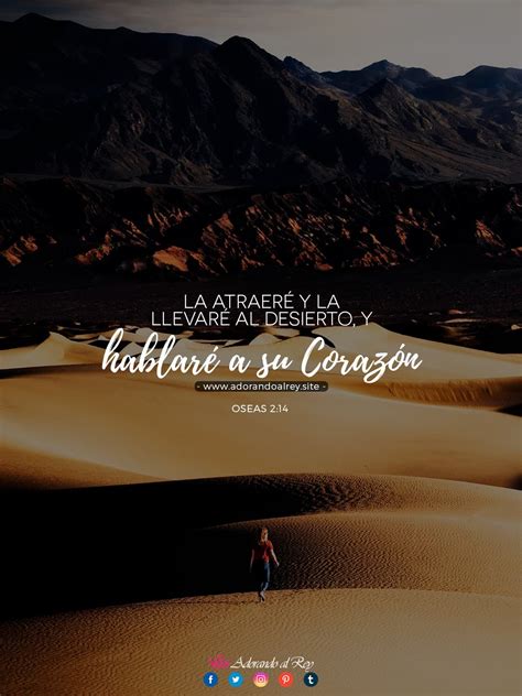 📖 Oseas 2:14 - ¿Porqué Dios nos lleva al desierto? | Mensajes bonitos ...