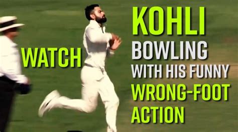 India vs Australia: Virat Kohli turns his arm over with funny wrong ...