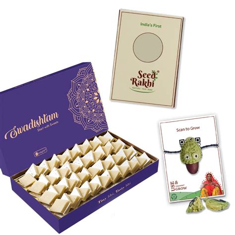 Order Online Organic Rakhi Hamper from Indigifts