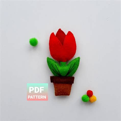 Image result for Felt Tulip Pattern