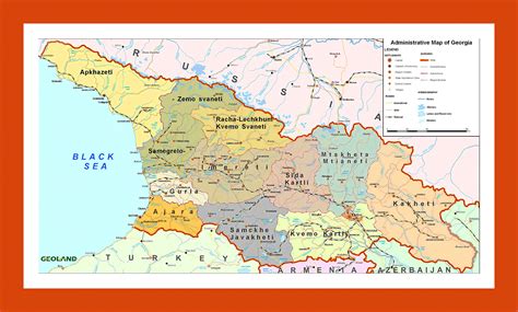 Территория грузии площадь: Географическое положение, площадь, границы ...