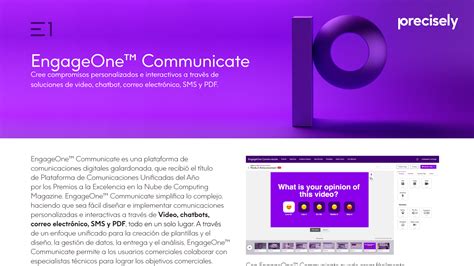 EngageOne™ Communicate - Spanish | Precisely