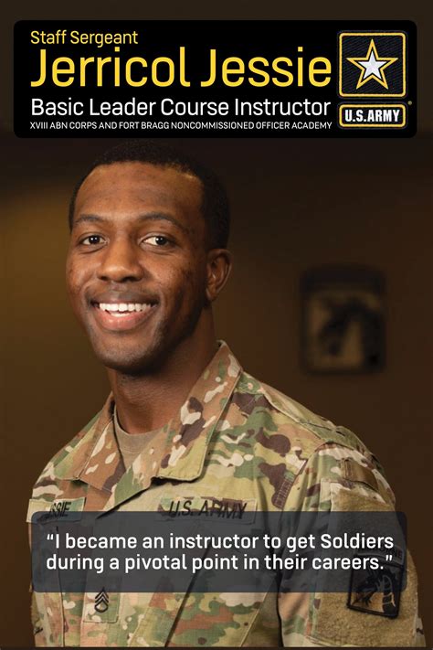 Fort Bragg NCO instructor spotlight: Staff Sgt. Jerricol Jessie ...