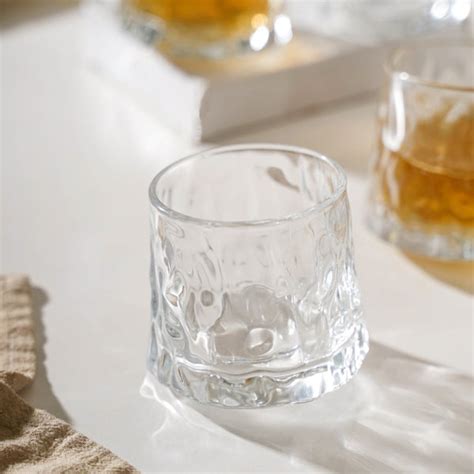 Rotating Glass Set Of 6 150ml Online - Premium Whiskey Glass | Nestasia