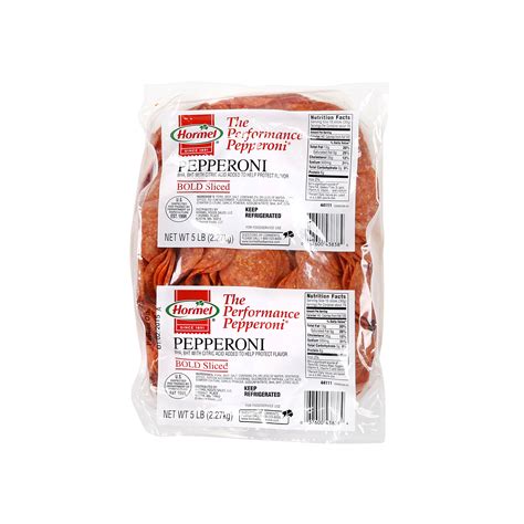 Hormel Sliced Pepperoni Nutritional Information | Besto Blog