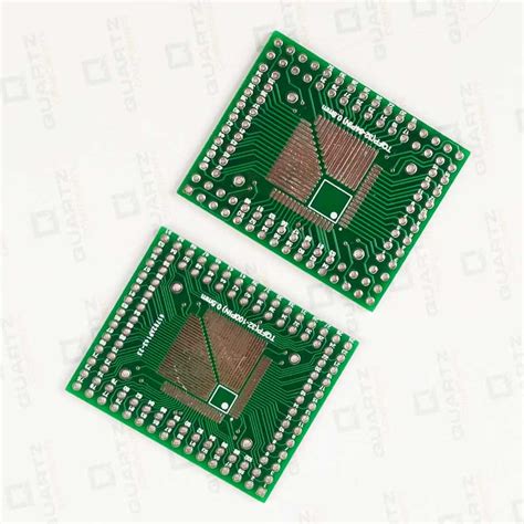 QFP/TQFP/LQFP/FQFP 32/44/64/80/100 LQF SMD to DIP Adapter PCB Board ...