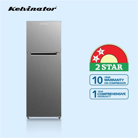 Kelvinator 350 litres Double Door Refrigerators, Hairline Silver KRF ...