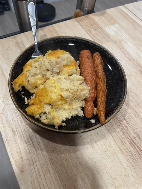Random chicken and rice casserole I invented on the spot with wrinkly carrots : r/shittyfoodporn