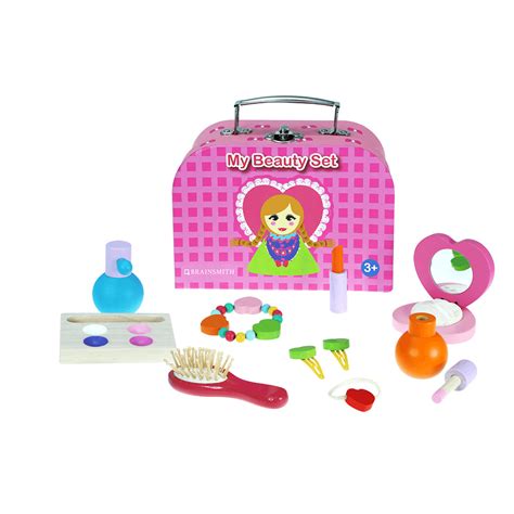 Kids' Play Makeup Kit | Role Play Wooden Toys for Girls Boys Kids ...