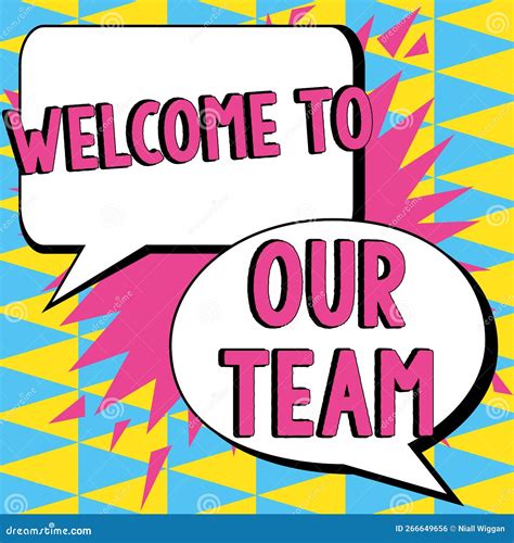 Text Caption Presenting Welcome To Our Team. Internet Concept ...