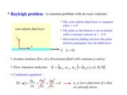 Image result for Rayleigh Problem Solution