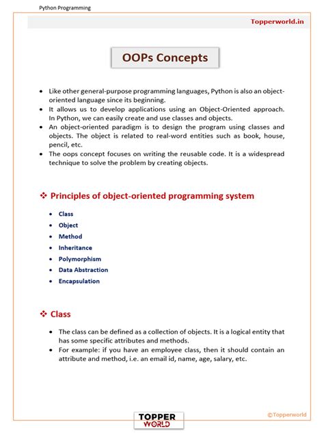 Image result for Python Oops Tutorial by Codewithharry