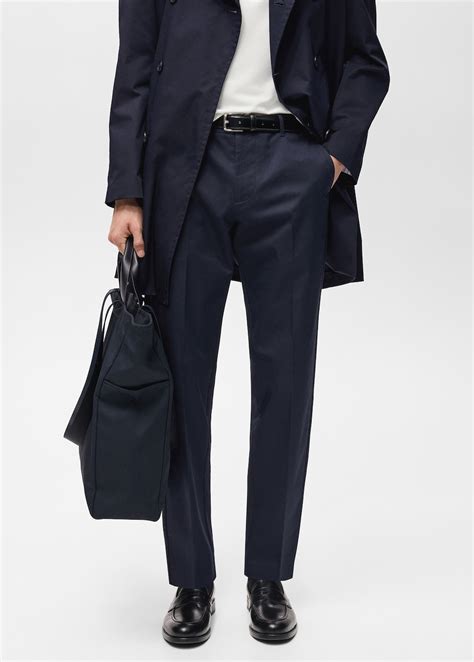 Dublino slim-fit chino trousers - Men | MANGO United Kingdom