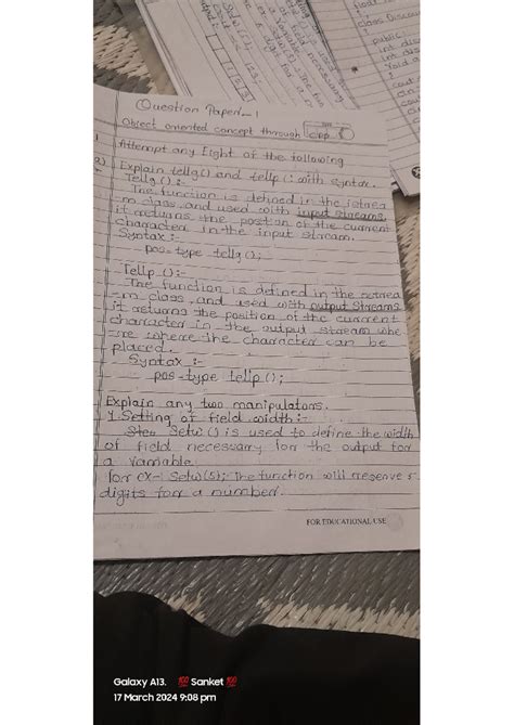 Question paper C++ - BBA(Computer Application) - Studocu