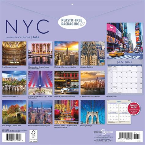 Nyc Calendar 2026 - 2026 Printable Calendar
