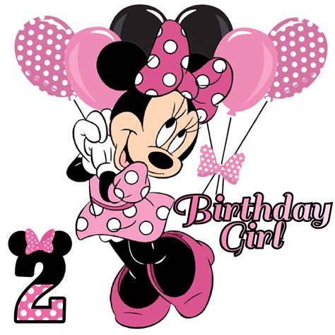 Minnie Mouse 2nd Birthday PNG - Etsy