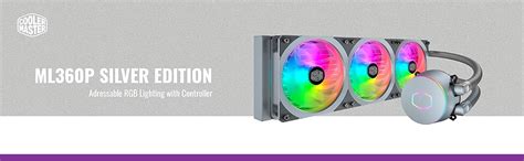 Cooler Master MasterLiquid ML360P Silver Edition ARGB Close-Loop AIO ...
