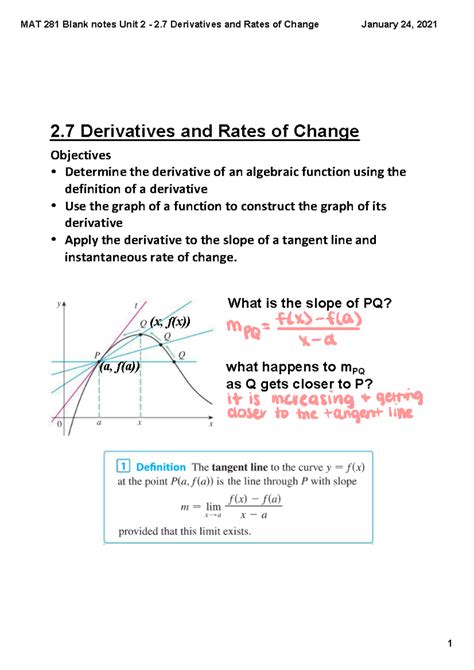 Rate Of Change Definition
