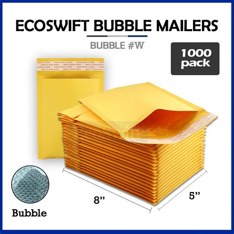 4x8 1000 #000 Kraft - 4x8 Inch Padded Envelopes - Valuemailers Brand ...