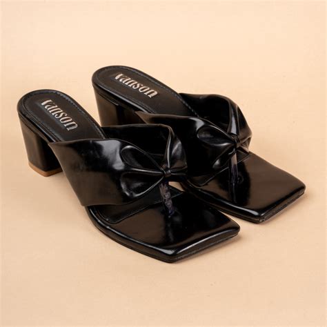 Venus Block Heel Slipper – Vanson - Shop Footwear & Bags for Women
