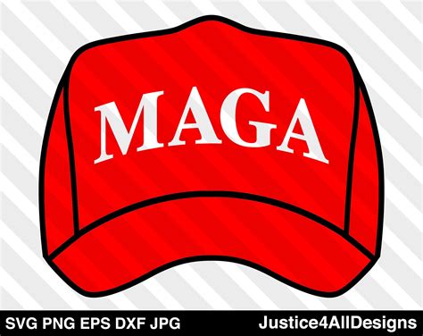 Trump MAGA Red Hat Digital Download SVG Png Dxf Eps Jpg | Etsy