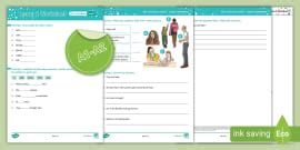 ESL Curriculum Level 5, Lesson 1 Interactive Worksheet