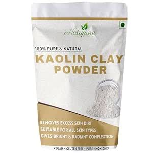 Natupure Kaolin Clay Powder For Skin Face Mask | 100% Natural, No ...