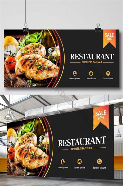 Restaurant Banner Design 的图像结果