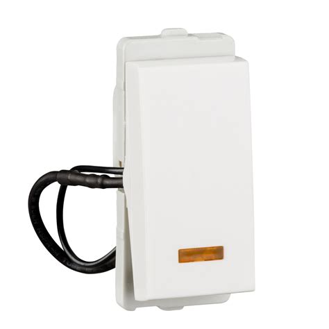 Schneider Livia 16A 1 Way Switch with Indicator White P1181 ...