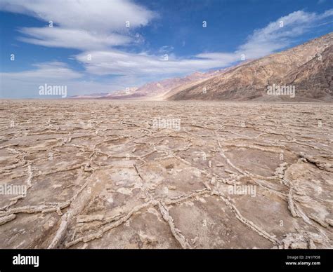 The Salt Flats of Badwater Basin, the lowest point in North America ...