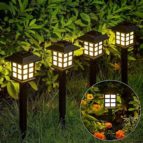Shop Big Solar Outdoor Lights, 6 Pc Set | DeoDap