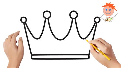 How to Draw a Crown: Step-by-Step Guide for Beginners - Drawings Easy ...