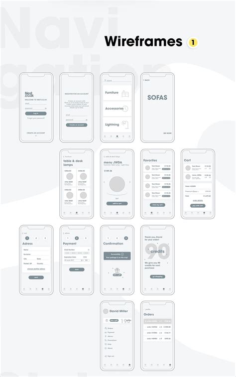 ios Nest.co.uk on Behance | Wireframe, Concept design, Sketch app