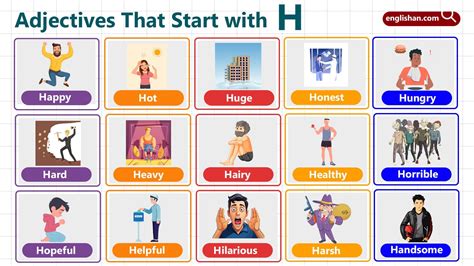 Adjectives That Start With H - Complete List With Meanings