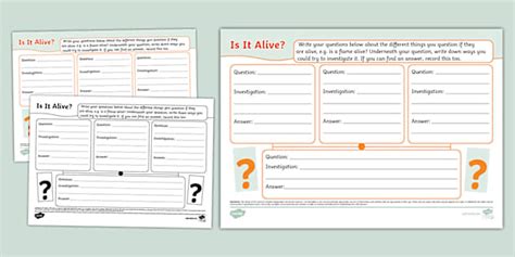 Is It Alive? Mind Map