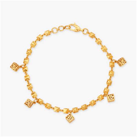 Cube Gold Bracelet