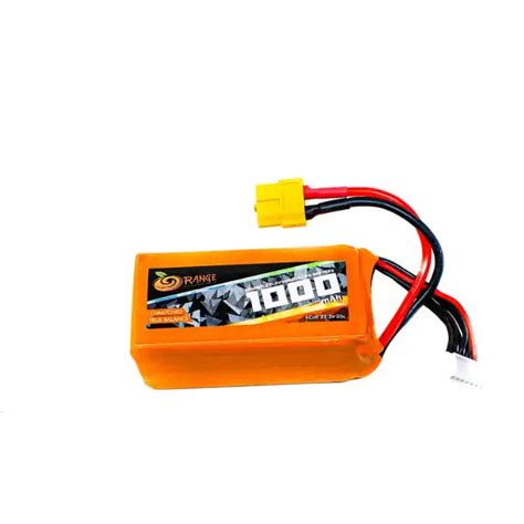 22.2V 1000mAh 35C 6S Lithium Polymer Battery Pack (Brand Orange). – Hi ...