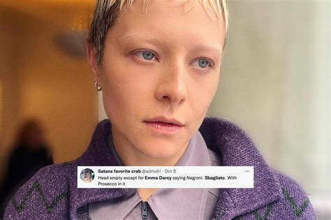 A recipe for the Negroni Sbagliato, a favourite of Emma D'Arcy