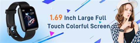 Smart Watch for Men & Women Latest Bluetooth 1.3" LED with Daily ...