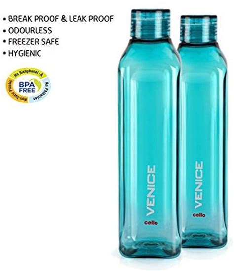 cello Plastic Water Bottle, 1 Litre, 1000 ml PET Bottle - Buy cello ...