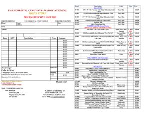 Fillable Online U.S.S. FORRESTAL CVA/CV/AVT-59 Association Inc. Ship's ...