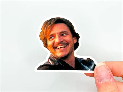 Buy Pedro Pascal Sticker Pedro Meme Sticker Stickers for Water Bottle ...